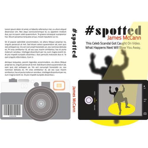 Cover for #spotted, a funny and fiercely topical new novel