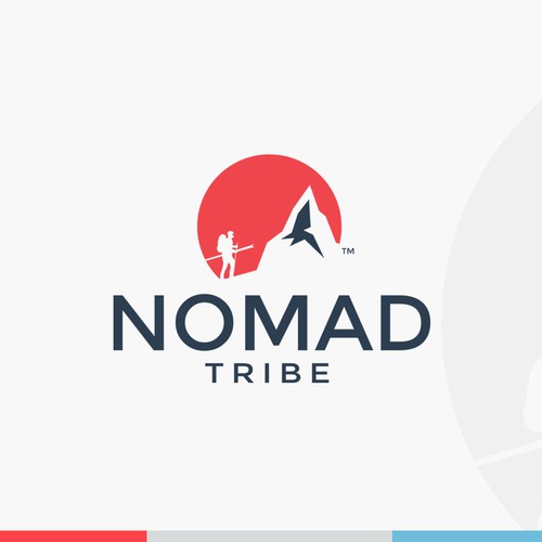 modern logo for travel community website