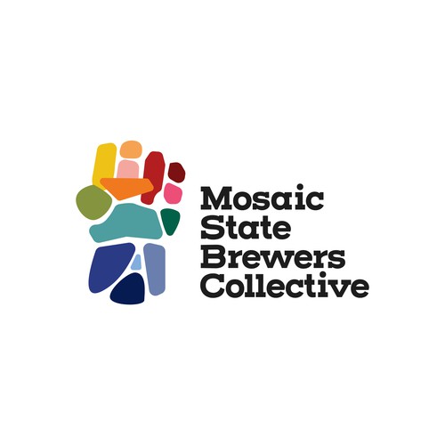 Bold Mosaic Concept Logo