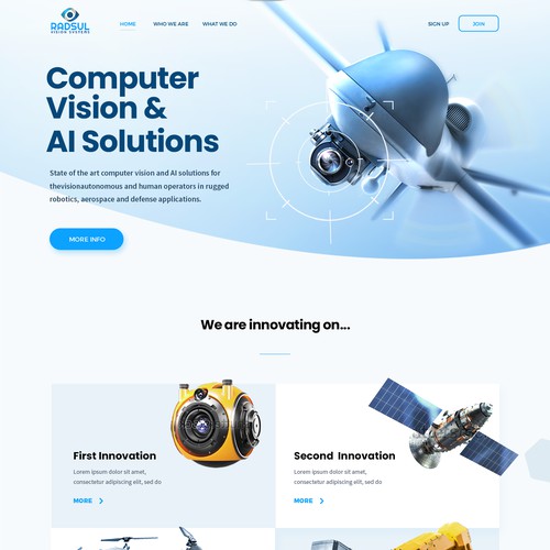 Drone Company Website