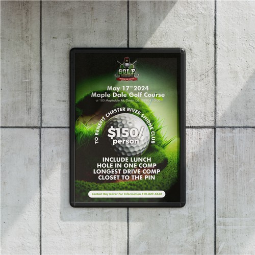 Golf Competition Poster