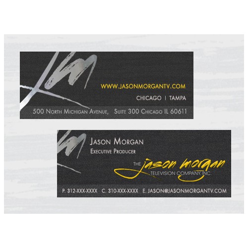 Stationery for The Jason Morgan Television Company, Inc.