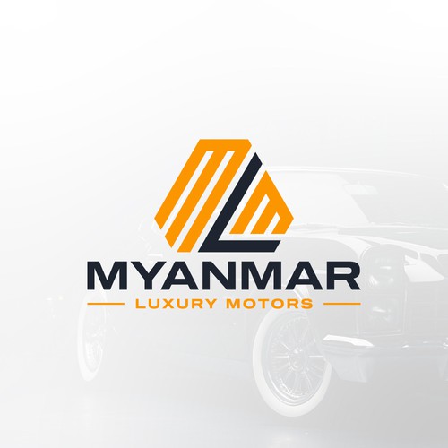 Myanmar Luxury Motors – MLM Monogram Logo