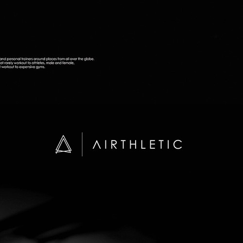 Create an awesome brand identity for the coming workout community: Airthletic