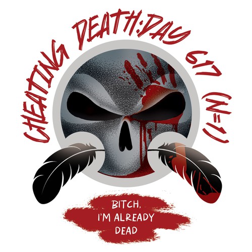 Cheating Death Concept – Bold Streetwear Skull Illustration.