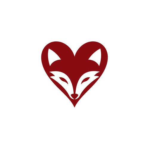 Heart Fox Logo