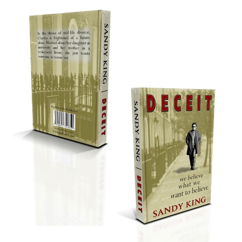 Book cover design for mainstream novel