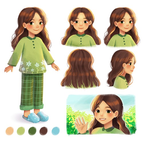 Picture Book Character - Maria