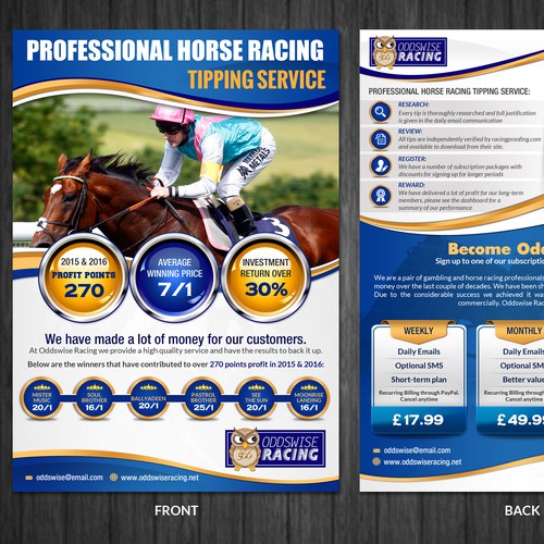 oddswise racing's tipping service