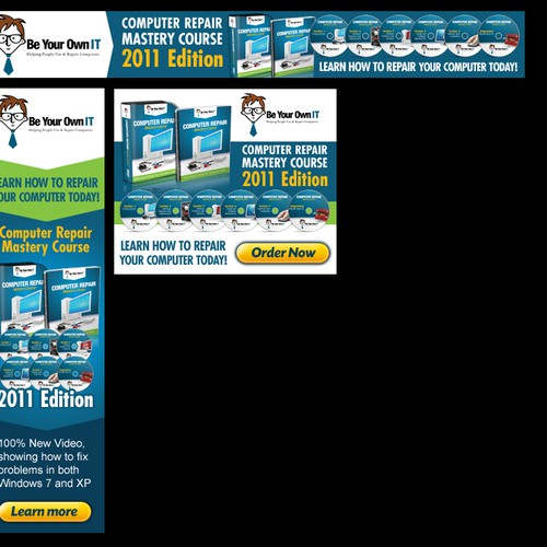 Create Banner Ads for Computer Repair DVDs - Winner Gets Free Videos