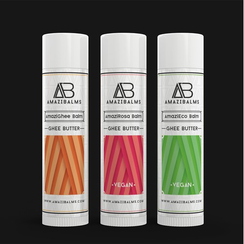 Lip Balm And Candle Label Design