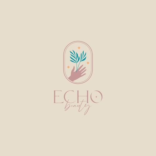 Feminine and Organic Beauty Logo