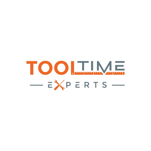 Clean and minimalist wordmark logo concept for a handyman services