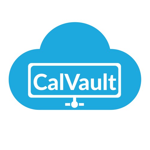 Creative and Secure Logo for CalVault