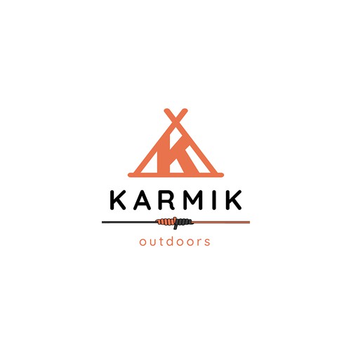 Brand logo for KARMIK outdoors