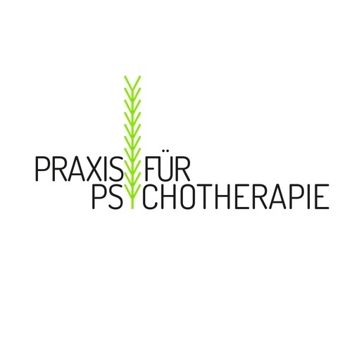 Logo with a branch for psychotherapy practices