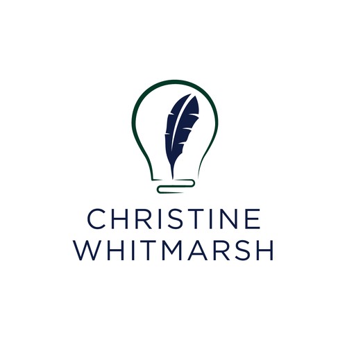 Lightbulb-Quill Logo for a Visionary Consultant