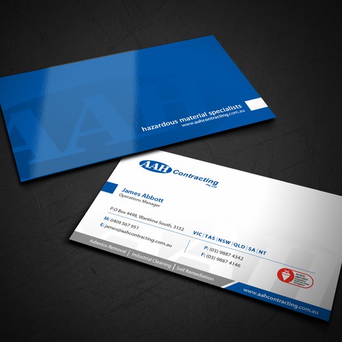 Business card and letterhead redesign