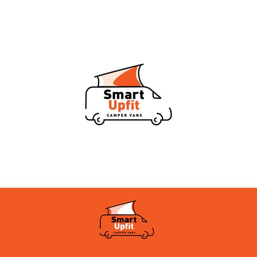 friendly logo for a camper van company