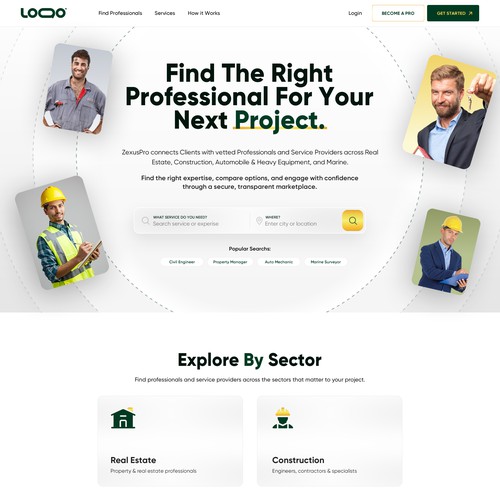 Bold and premium site 