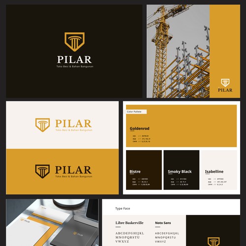 Pilar Logo Rebranding, Visual Identity