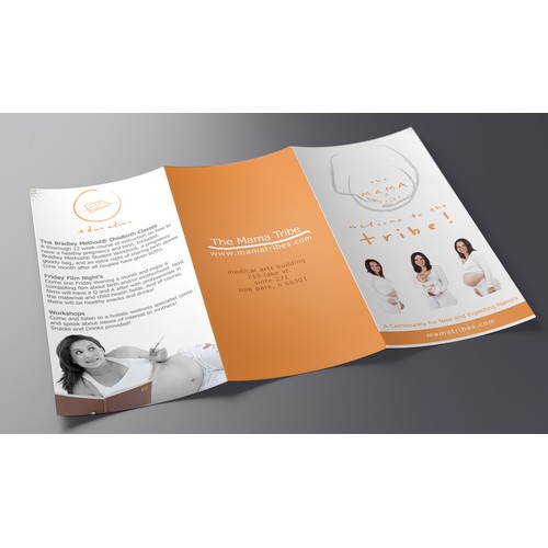 Create a brochure for a prenatal/postnatal studio!