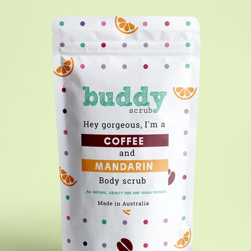 fun packaging for body scrub