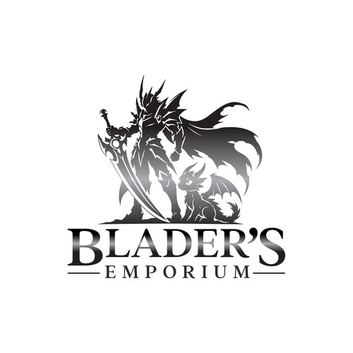 A unique, catchy and elegant logo design for BLADER'S EMPORIUM