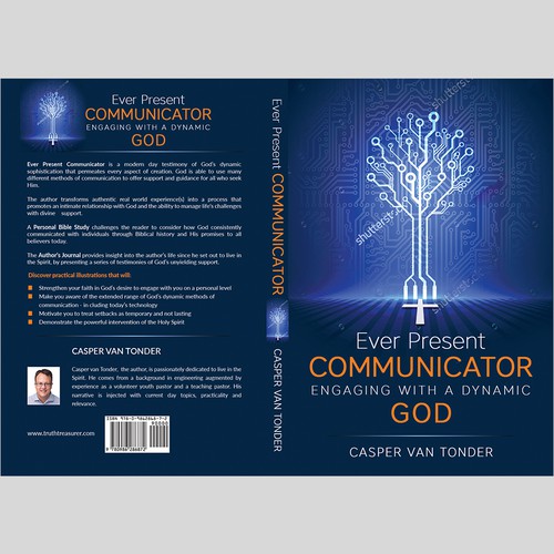 Design a sophisticated but vibrant looking Christian book cover