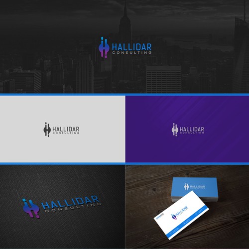 Sophisticated logo for HALLIDAR CONSULTING