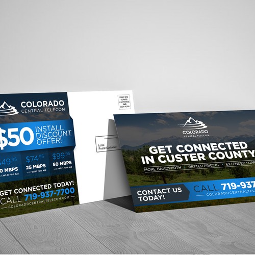 Postcard for Colorada Central Telecom