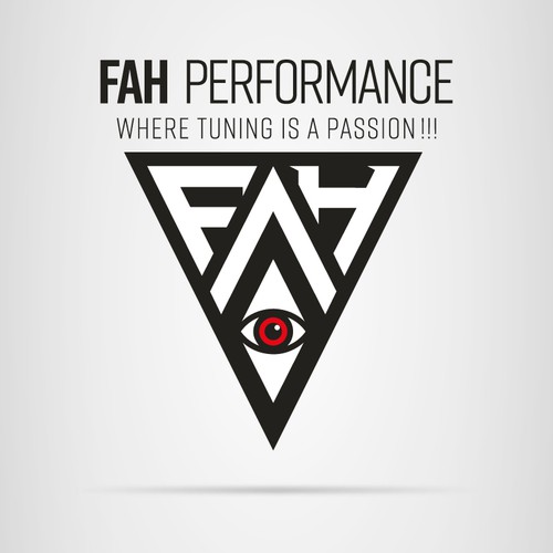 Abstract, Badge style logo design