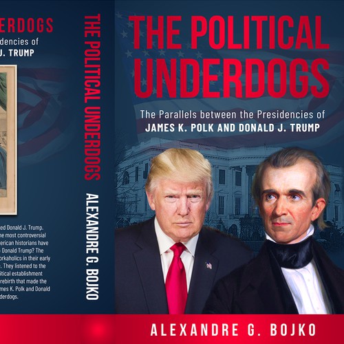 Book Cover Design - Comparison of Two U.S. Presidents