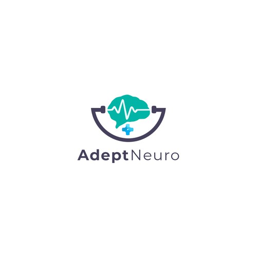 Logo concept for adept neuro