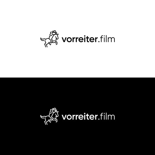 simple logo designs vorreiter film