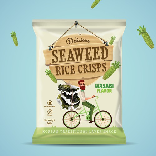 Seaweed Rice Crisps