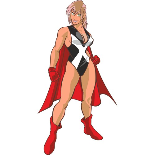 Super Hero Mascot for Instructor X - Fitness Training Program!!