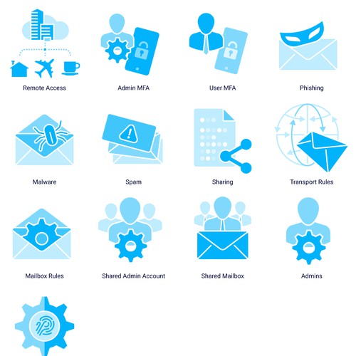 Web Security Icon Set