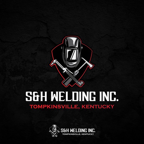 Emblem Type Logo for a Welding Company
