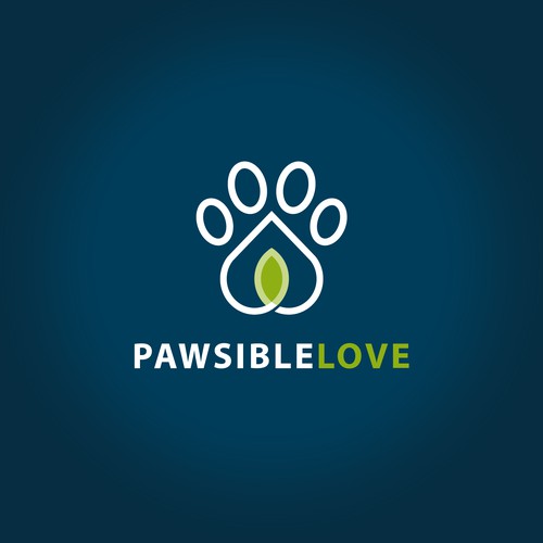 Pawsible Love logo entry