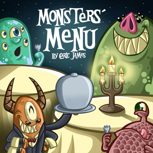 Monsters' Menu children's rhyme (CD cover)