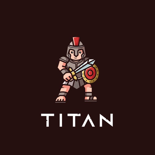 Gladiator mascot logo