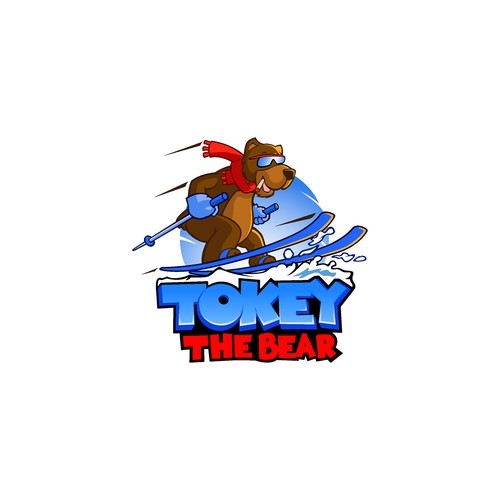 Tokey The Bear Cartoon Logo
