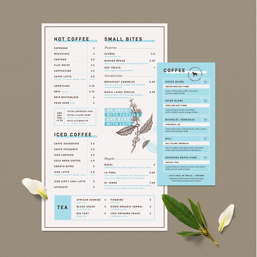 Urbana Cafe Menu 