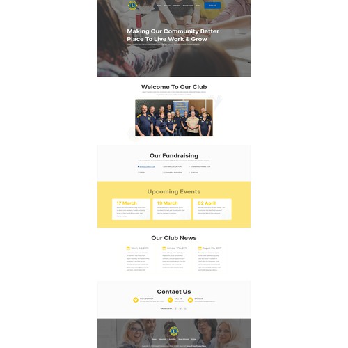 99nonprofits - Non-Profit Website for Upper Coomera Lions Club