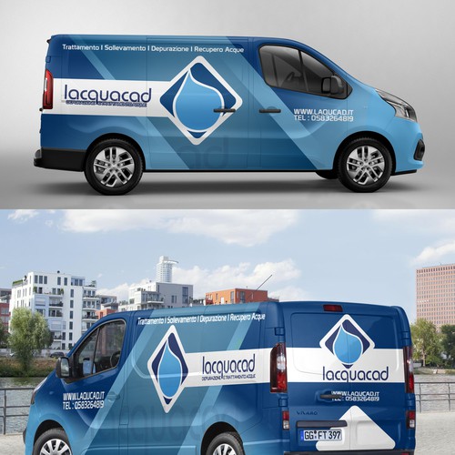 create graphics elegnate and visible for our vans