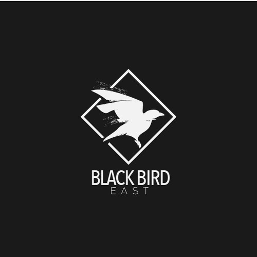 Rugged but simple logo for blackbird east