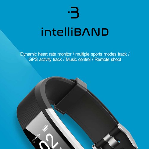 Minimal smart watch brand logo