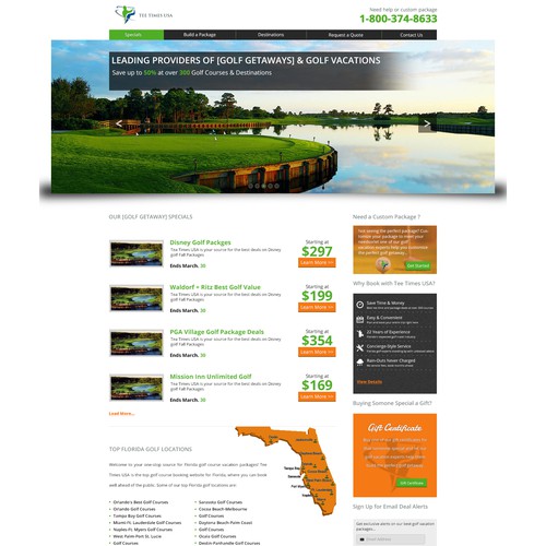 Golf Course Homepage