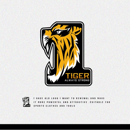 Sports Logo for Tiger Always Strong